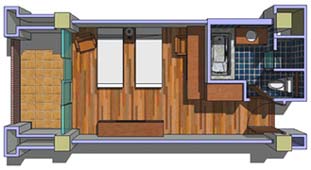 Deluxe building room plan